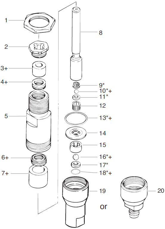 EP2205 Fluid Section Assembly